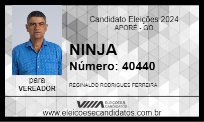 Candidato NINJA 2024 - APORÉ - Eleições