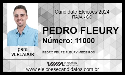 Candidato PEDRO FLEURY 2024 - ITAJÁ - Eleições