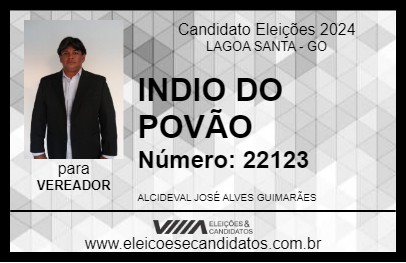 Candidato INDIO DO POVÃO 2024 - LAGOA SANTA - Eleições