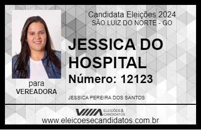 Candidato JESSICA SANTOS 2024 - SÃO LUIZ DO NORTE - Eleições