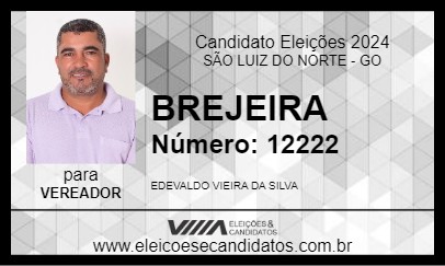 Candidato BREJEIRA 2024 - SÃO LUIZ DO NORTE - Eleições