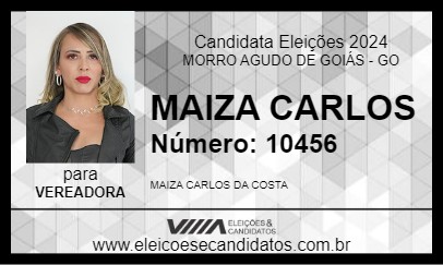 Candidato MAIZA CARLOS 2024 - MORRO AGUDO DE GOIÁS - Eleições