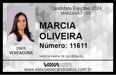 Candidato MARCIA OLIVEIRA 2024 - MARZAGÃO - Eleições