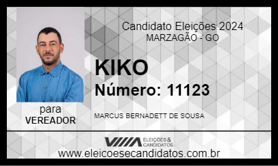 Candidato KIKO 2024 - MARZAGÃO - Eleições