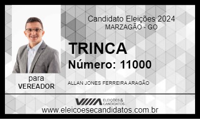 Candidato TRINCA 2024 - MARZAGÃO - Eleições