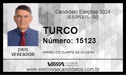 Candidato TURCO 2024 - JESÚPOLIS - Eleições