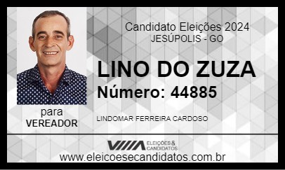 Candidato LINO DO ZUZA 2024 - JESÚPOLIS - Eleições