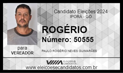 Candidato ROGÉRIO 2024 - IPORÁ - Eleições