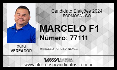 Candidato MARCELO F1 2024 - FORMOSA - Eleições