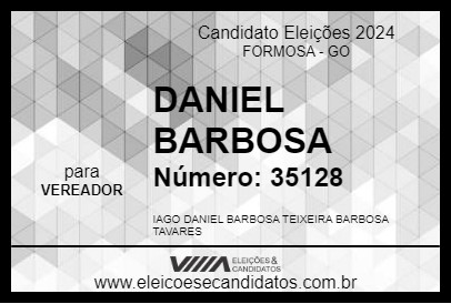 Candidato DANIEL BARBOSA 2024 - FORMOSA - Eleições