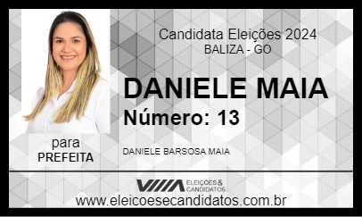 Candidato DANIELE MAIA 2024 - BALIZA - Eleições