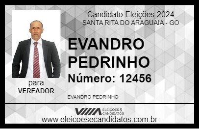 Candidato EVANDRO PEDRINHO 2024 - SANTA RITA DO ARAGUAIA - Eleições