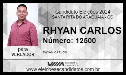 Candidato RHYAN CARLOS 2024 - SANTA RITA DO ARAGUAIA - Eleições