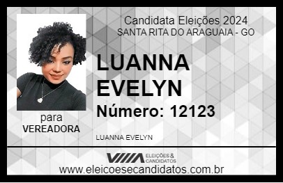 Candidato LUANNA EVELYN 2024 - SANTA RITA DO ARAGUAIA - Eleições