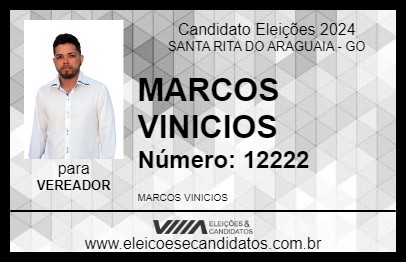 Candidato MARCOS VINICIOS 2024 - SANTA RITA DO ARAGUAIA - Eleições