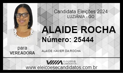 Candidato ALAIDE ROCHA 2024 - LUZIÂNIA - Eleições