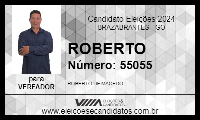 Candidato ROBERTO 2024 - BRAZABRANTES - Eleições