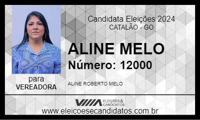 Candidato ALINE MELO 2024 - CATALÃO - Eleições