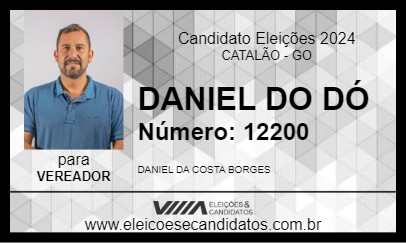 Candidato DANIEL DO DÓ 2024 - CATALÃO - Eleições