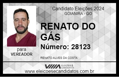 Candidato RENATO DO GÁS 2024 - GOIANIRA - Eleições