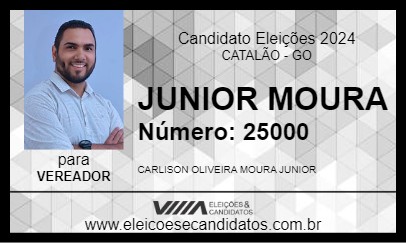 Candidato JUNIOR MOURA 2024 - CATALÃO - Eleições