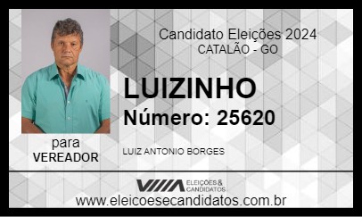 Candidato LUIZINHO 2024 - CATALÃO - Eleições