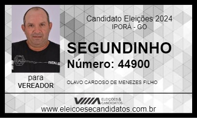 Candidato SEGUNDINHO 2024 - IPORÁ - Eleições