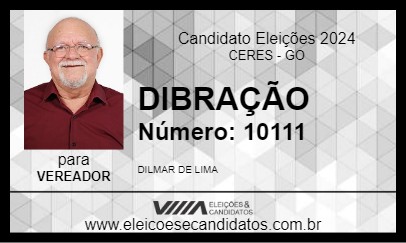 Candidato DIBRAÇÃO 2024 - CERES - Eleições