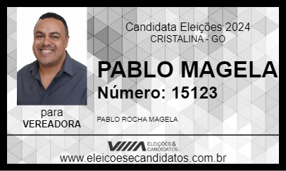 Candidato PABLO MAGELA 2024 - CRISTALINA - Eleições