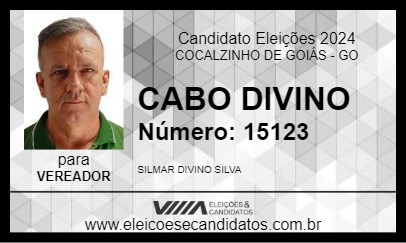 Candidato CABO DIVINO 2024 - COCALZINHO DE GOIÁS - Eleições