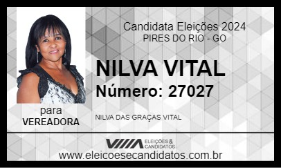 Candidato NILVA VITAL 2024 - PIRES DO RIO - Eleições