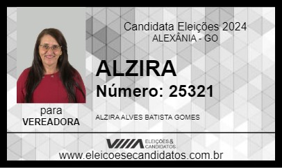 Candidato ALZIRA 2024 - ALEXÂNIA - Eleições