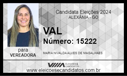 Candidato VAL 2024 - ALEXÂNIA - Eleições