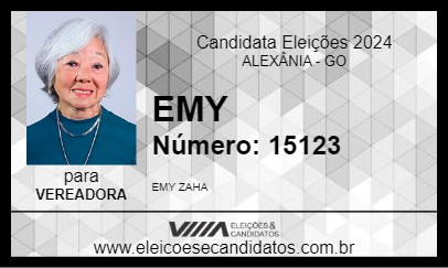 Candidato EMY 2024 - ALEXÂNIA - Eleições