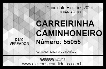 Candidato CARREIRINHA CAMINHONEIRO 2024 - GOIÂNIA - Eleições