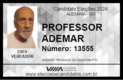 Candidato PROFESSOR ADEMAR 2024 - ALEXÂNIA - Eleições