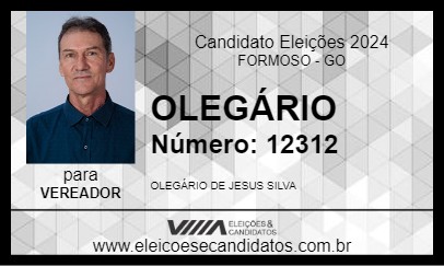 Candidato OLEGÁRIO 2024 - FORMOSO - Eleições