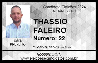 Candidato THASSIO FALEIRO 2024 - ALOÂNDIA - Eleições