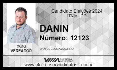 Candidato DANIN 2024 - ITAJÁ - Eleições