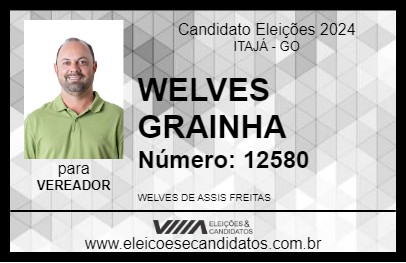 Candidato WELVES GRAINHA 2024 - ITAJÁ - Eleições