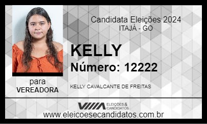 Candidato KELLY 2024 - ITAJÁ - Eleições