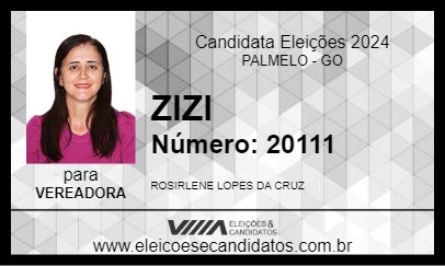 Candidato ZIZI 2024 - PALMELO - Eleições