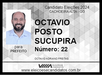 Candidato OCTAVIO FREITAS 2024 - CACHOEIRA ALTA - Eleições