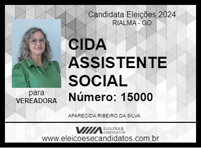 Candidato CIDA ASSISTENTE SOCIAL 2024 - RIALMA - Eleições