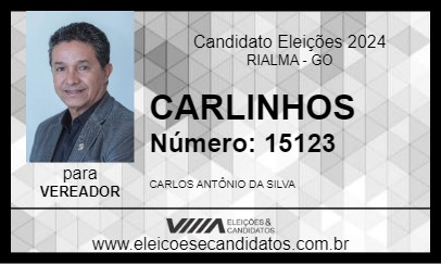 Candidato CARLINHOS 2024 - RIALMA - Eleições