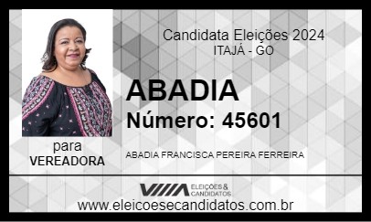 Candidato ABADIA 2024 - ITAJÁ - Eleições