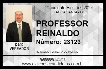 Candidato PROFESSOR REINALDO 2024 - LAGOA SANTA - Eleições