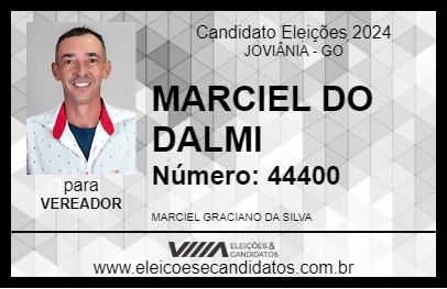 Candidato MARCIEL DO DALMI 2024 - JOVIÂNIA - Eleições