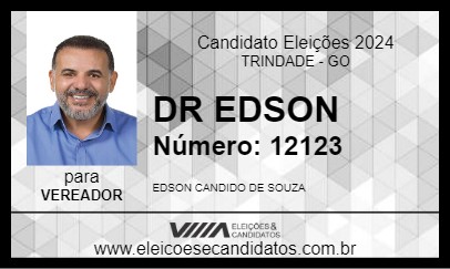 Candidato DR EDSON 2024 - TRINDADE - Eleições