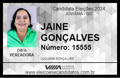 Candidato JAINE GONÇALVES 2024 - JOVIÂNIA - Eleições